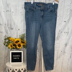 Torrid Women's Blue Skinny Jegging Jeans Size 20R Preowned